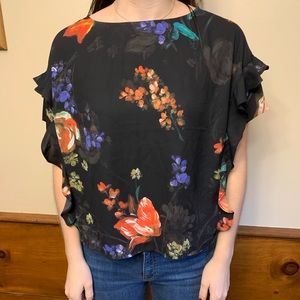 Express Floral Dress Top